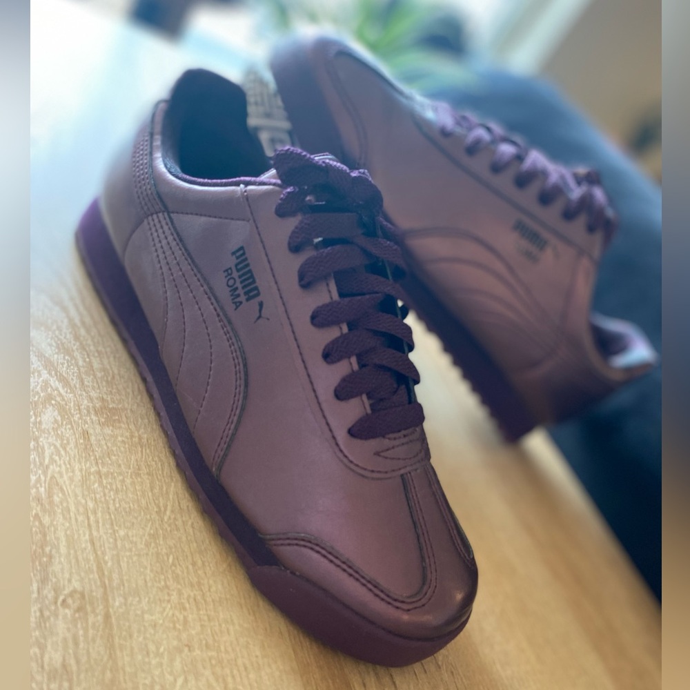 Puma Womens Roma Metallic Plum/Purple